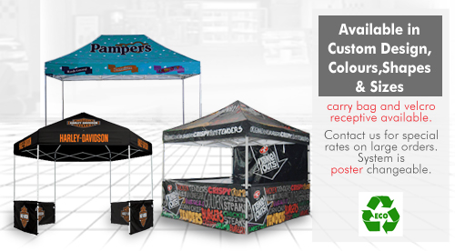 canopy branding, promo marquees, branded marquees, advertising on marquees, promotional marquees