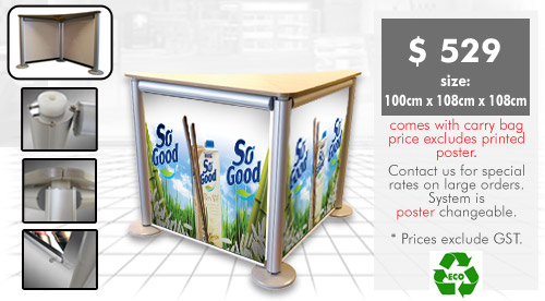 roll up counter table, promotional roll up counter table