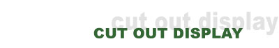 cut out display stand