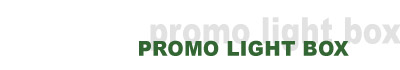 promo light box display stand