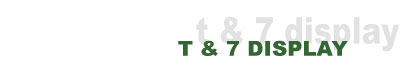 t & 7 banner display stand