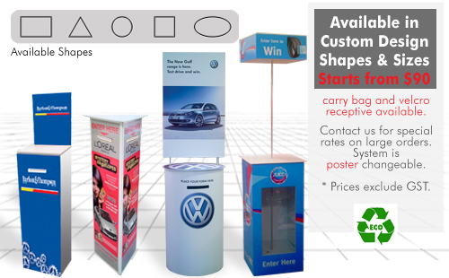 competition entry box stand and suggestion box stands-picture