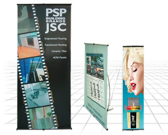 d banner display stand, l banner display stand picture