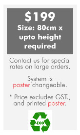 scrolling hanging banner
