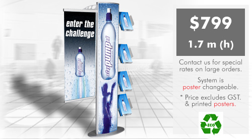 promo light box display stand - picture