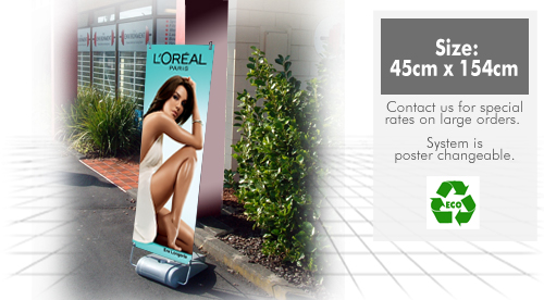 outdoor x banner display stand picture